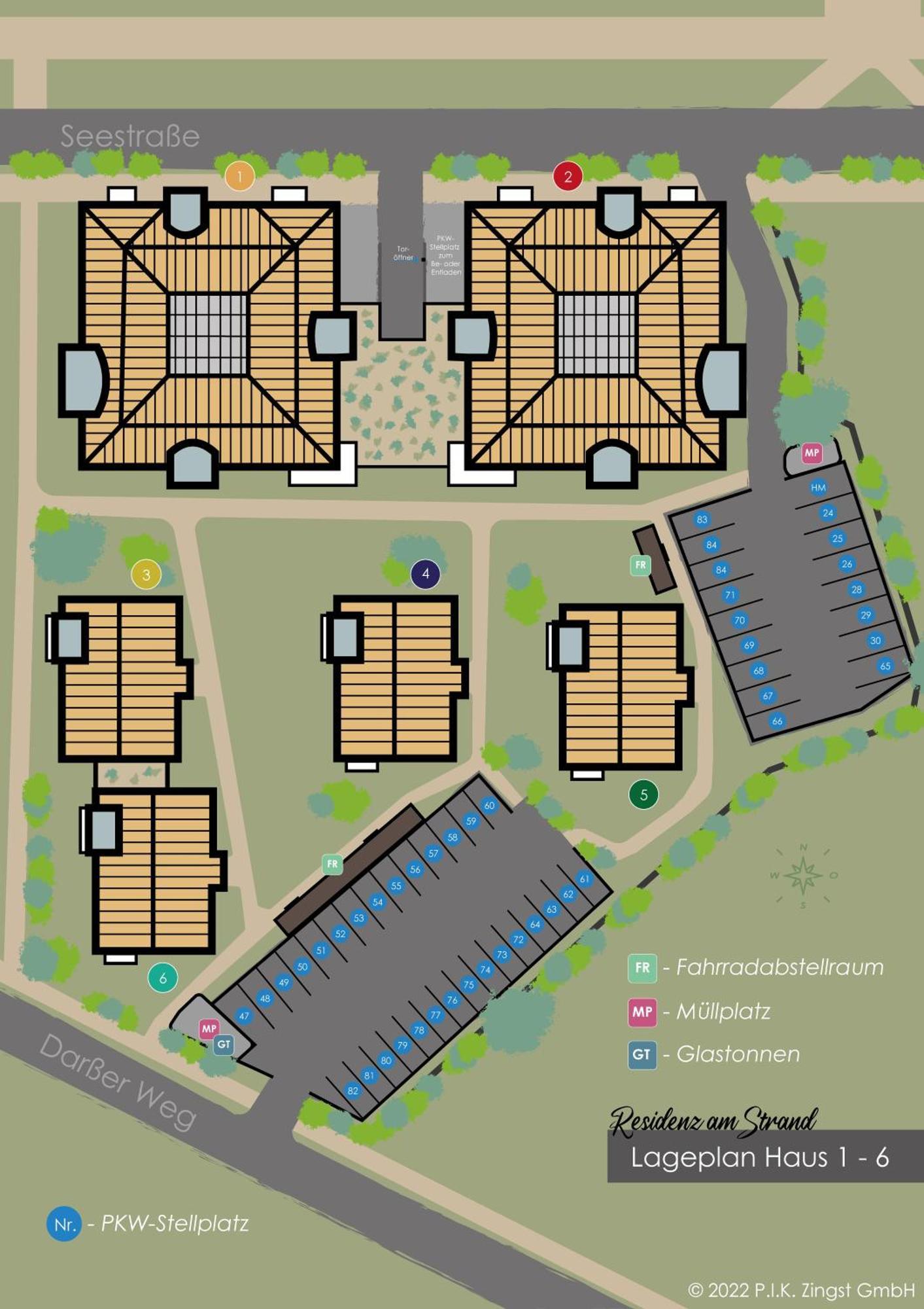 Residenz Am Strand Wohnung 2-39 Цингст Екстериор снимка